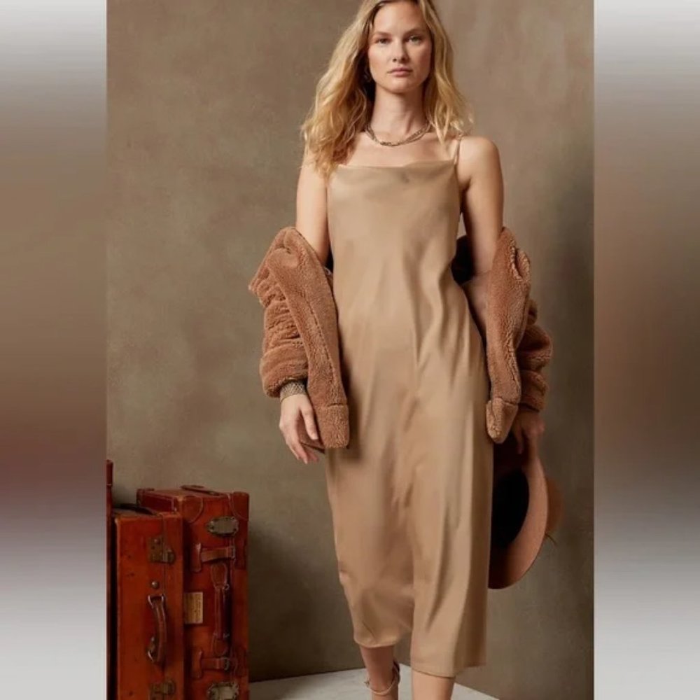Banana Republic Satin Slip Dress Size XS